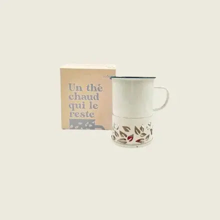 Mug chauffant café et thé-cookut