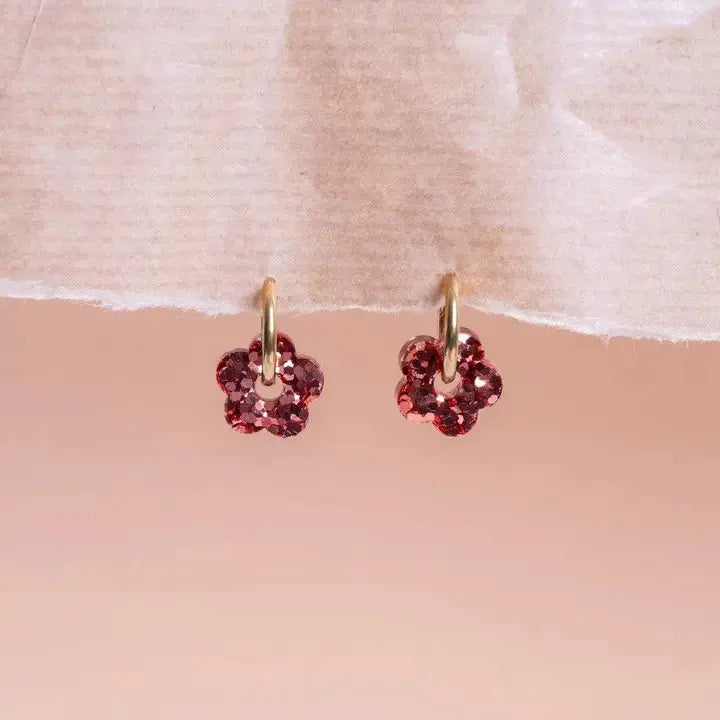Créoles Mini Fleur-Les nicolettes