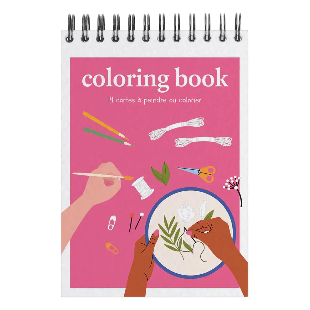 Maison Joliette Coloriage book A6 petit Maison Joliette