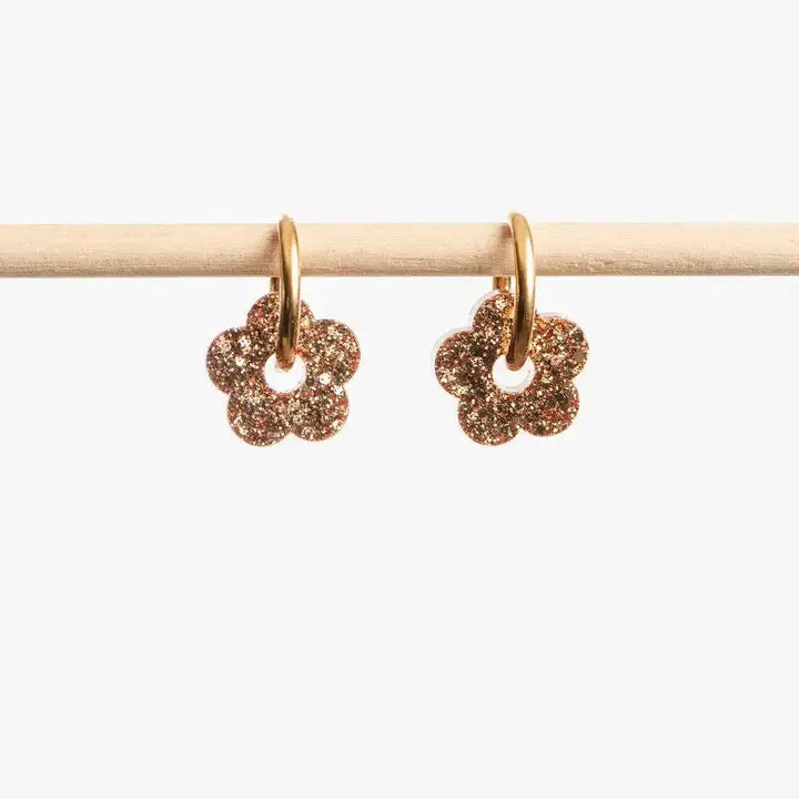 Créoles Mini Fleur-Les nicolettes