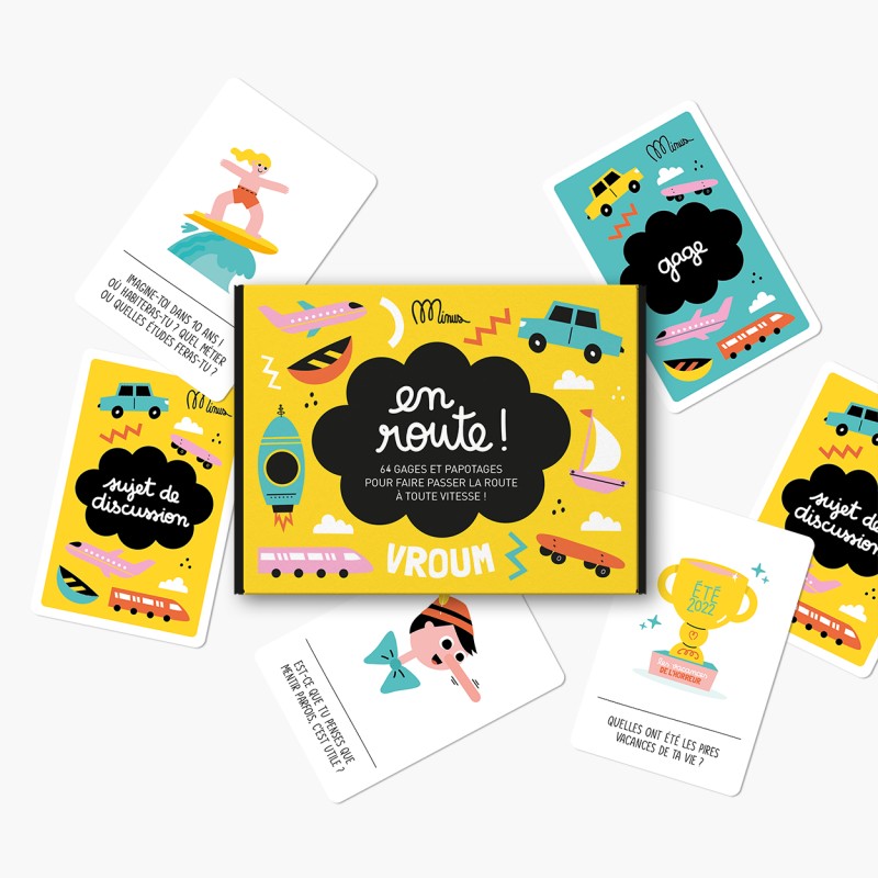 Jeu de voyage famille – En route ! Minus Éditions Minus