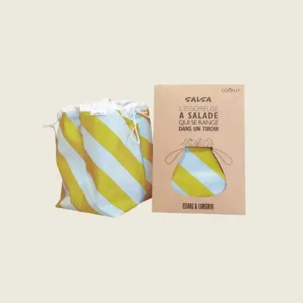 Essoreuse à salade compacte – Gain de place et fraîcheur prolongée