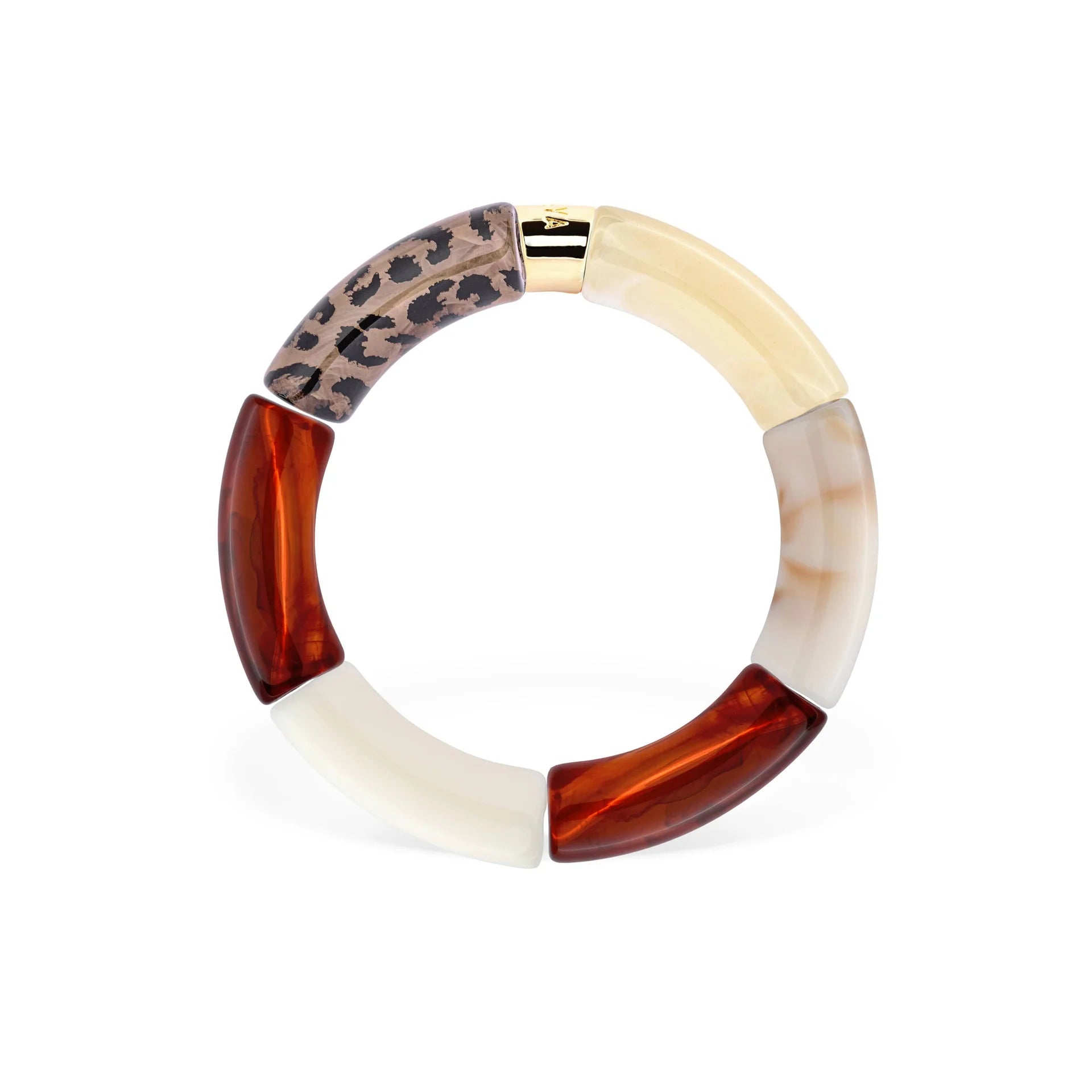 Trio Feli léopard bracelets colorés Parabaya Parabaya