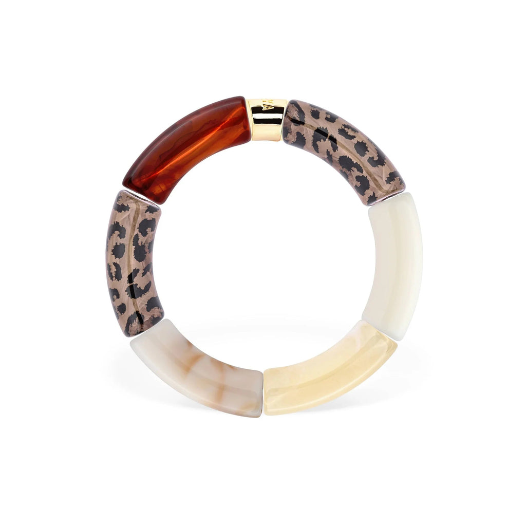 Trio Feli léopard bracelets colorés Parabaya Parabaya