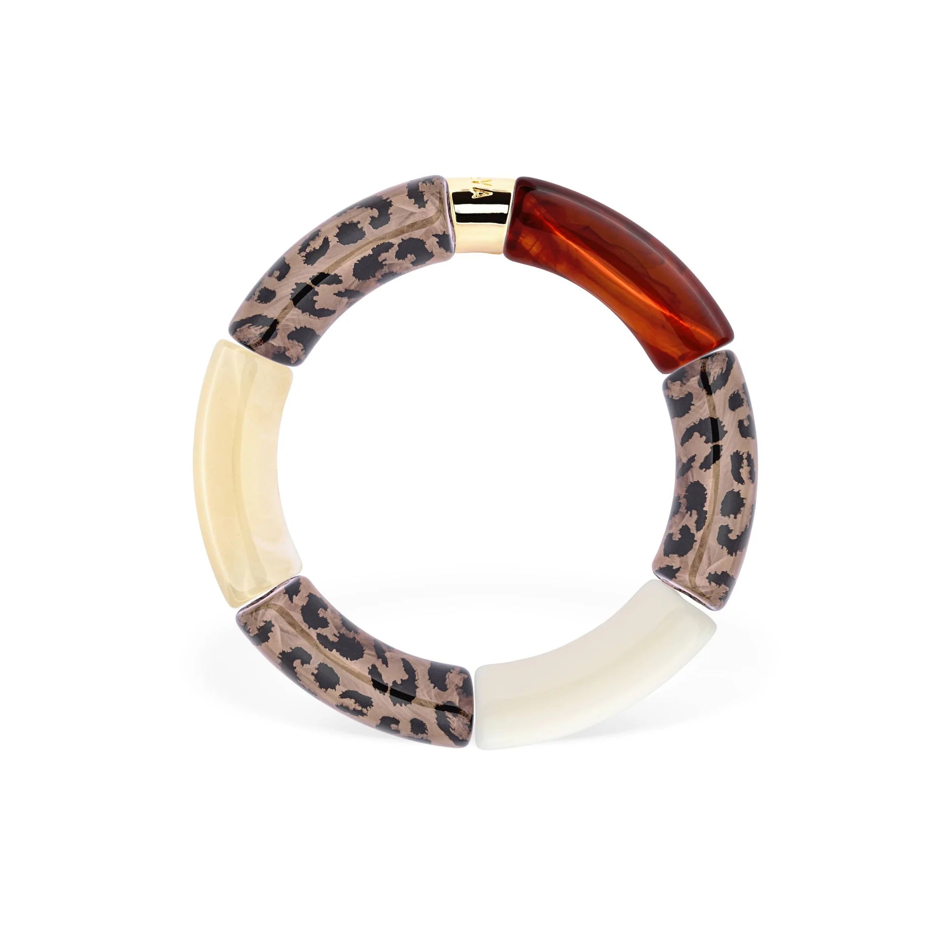 Trio Feli léopard bracelets colorés Parabaya Parabaya