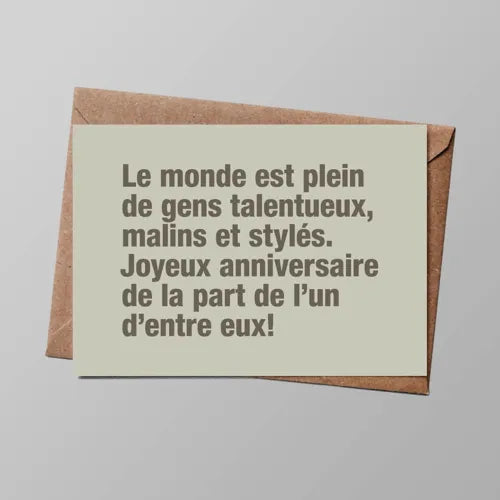 Cartes postales Bulma – Messages décalés imprimés en France Bulma