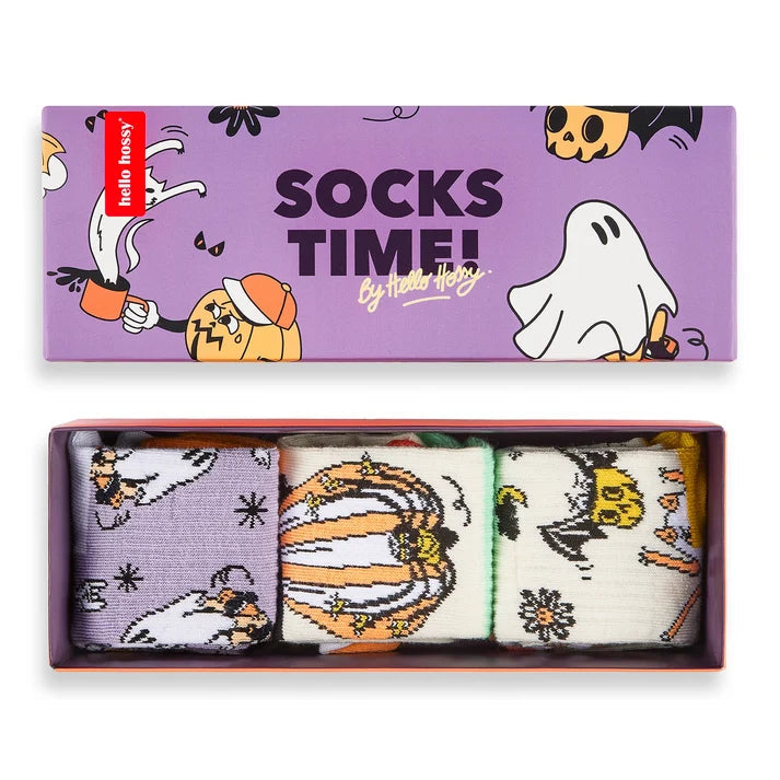 Chaussettes Halloween enfant et bébé – Coffret de 3 paires Hello hossy Hello Hossy