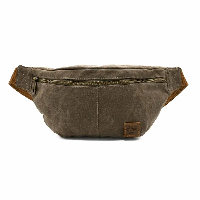 Sac banane waxé résistant et tendance déperlant
