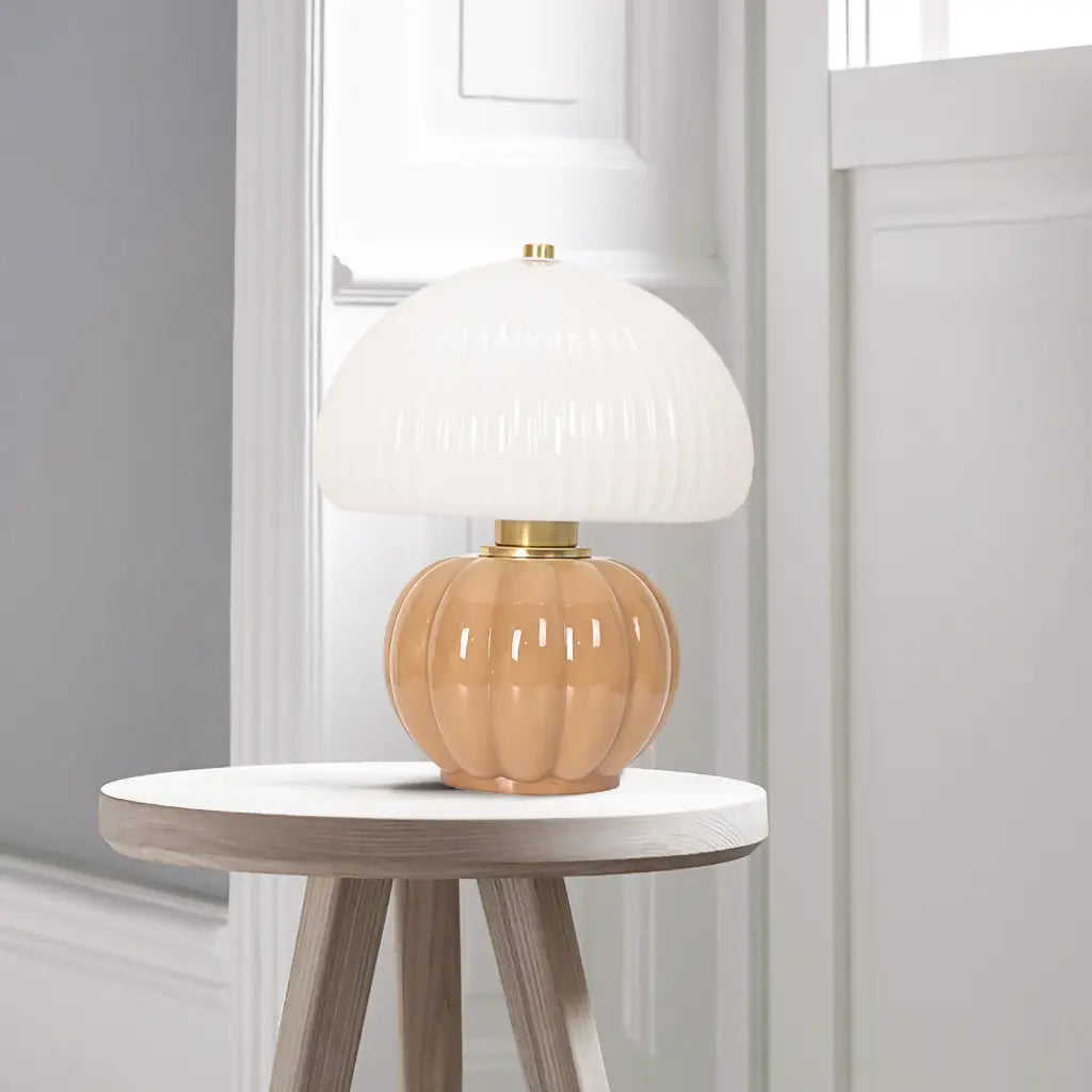 Lampe bureau verre design élégante