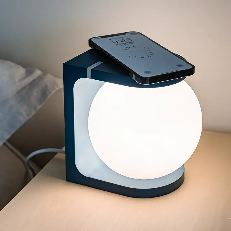 Lampe de table plat Bleu House of home