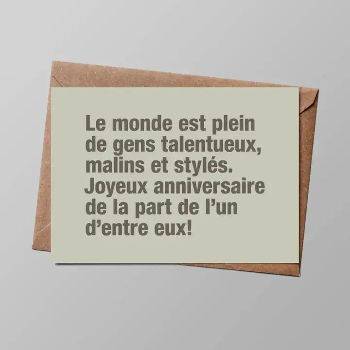 Cartes postales Bulma – Messages décalés imprimés en France Bulma