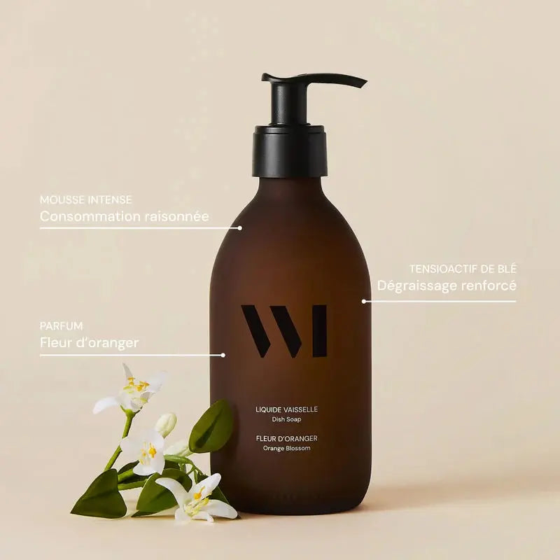 Liquide vaisselle naturel fleur d’oranger – What Matters