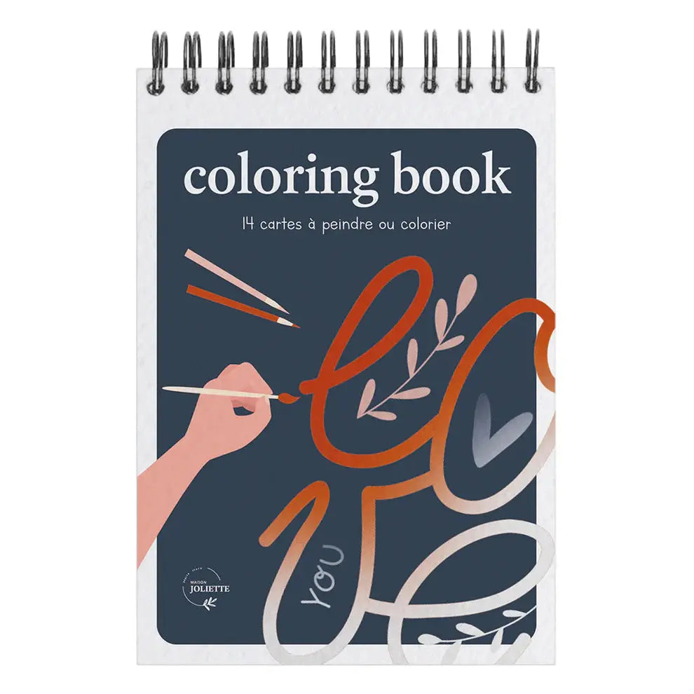Maison Joliette Coloriage book A6 petit Maison Joliette