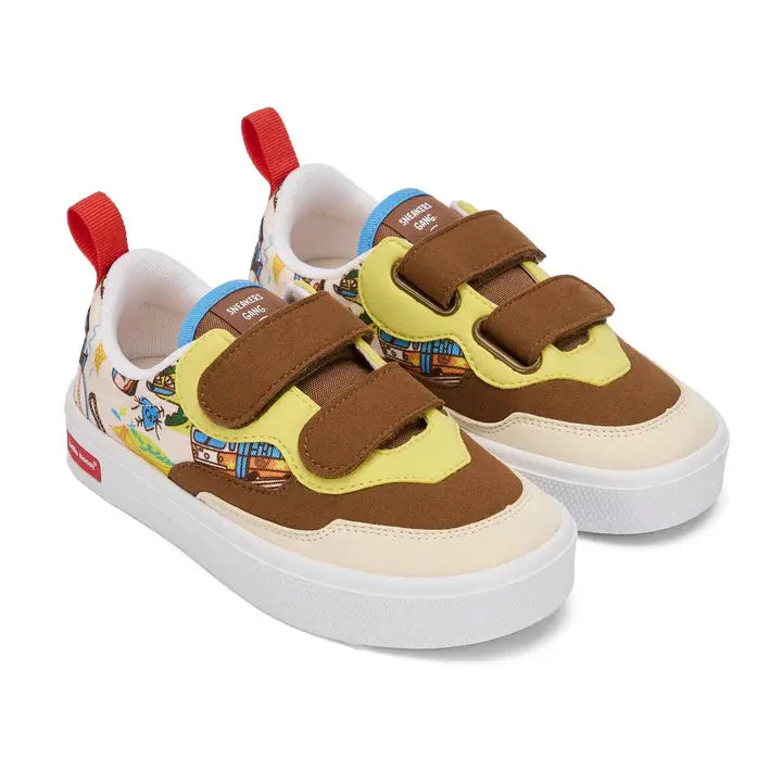 Sneakers enfants San Francisco – Confortables et résistantes - Les curieuses