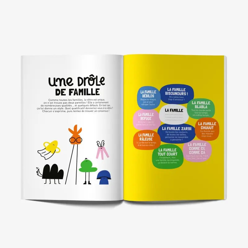 Livre famille recomposée – Ma tribu recomposée, 60 pages Minus