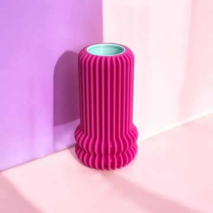 Vase imprimé 3D PLA design écologique et coloré