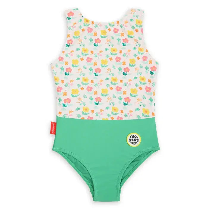 Maillot de bain fille Clover Berry anti-UV une pièce