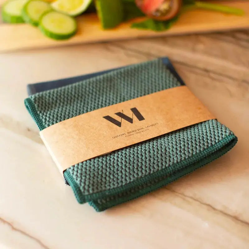 Duo microfibre ménage écologique vitres & surfaces – What Matters