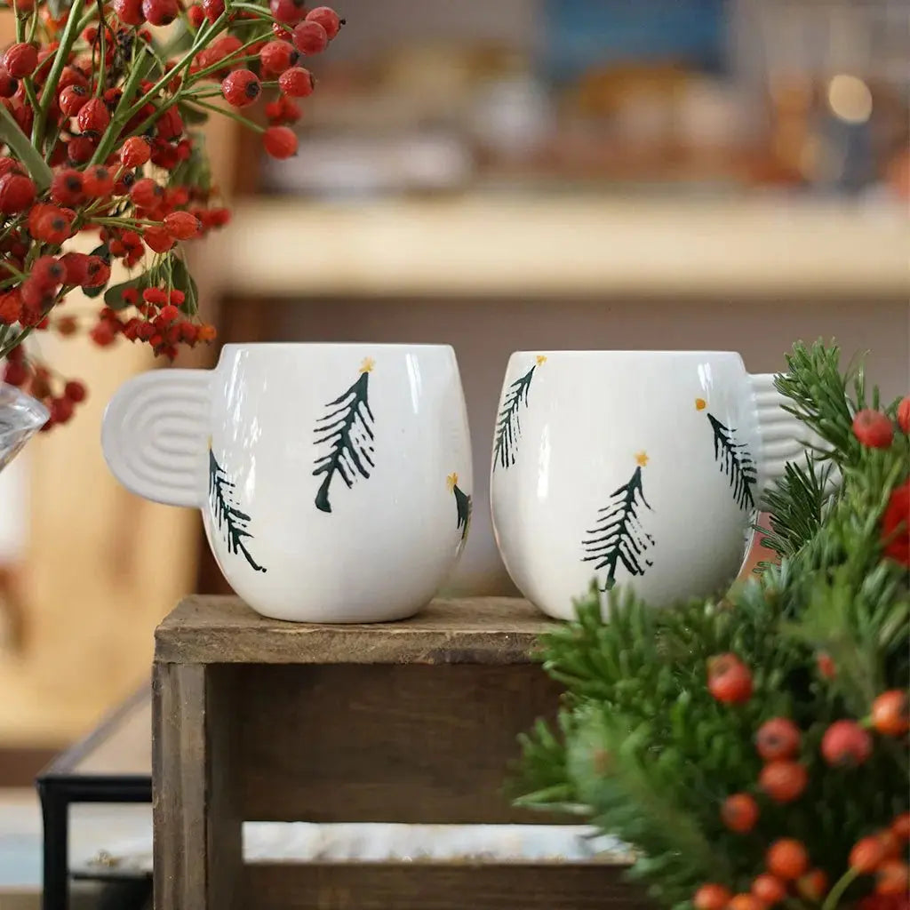 oustao Mug en céramique Ambre - Sapin oustao