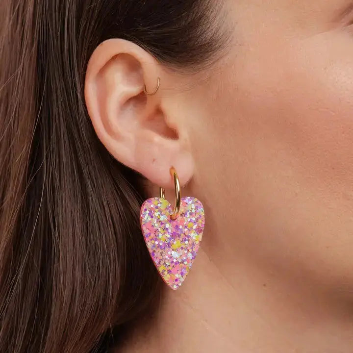 Boucles d'oreilles Cœur- Les nicolettes Les nicolettes