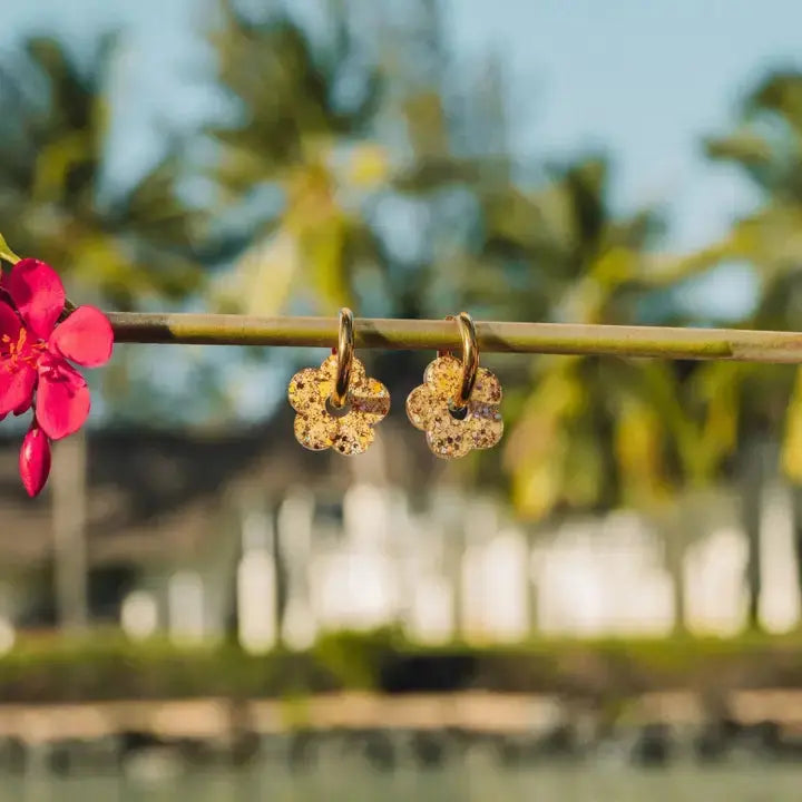Créoles Fleur - Les nicolettes Les nicolettes