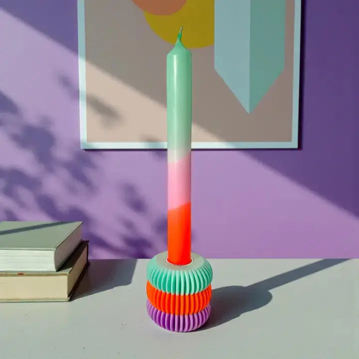Porte-bougie imprimé 3D Triluma design réversible