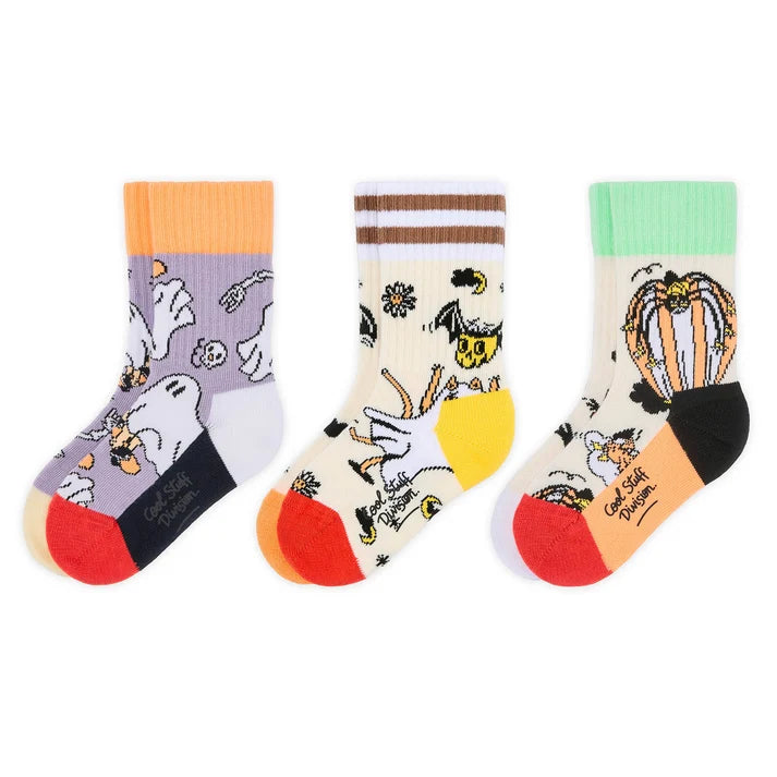 Chaussettes Halloween enfant et bébé – Coffret de 3 paires Hello hossy Hello Hossy