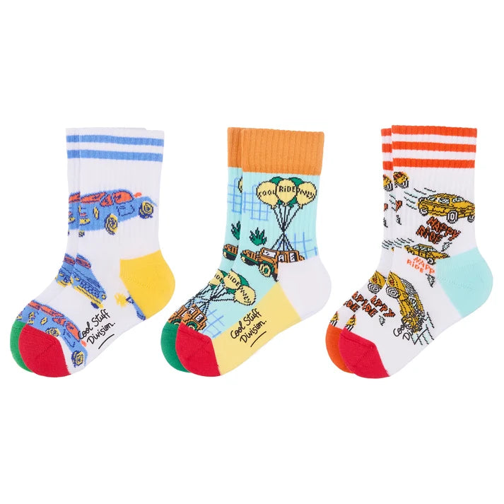 Chaussettes Cars enfant et bébé – Coffret de 3 paires Hello Hossy Hello Hossy