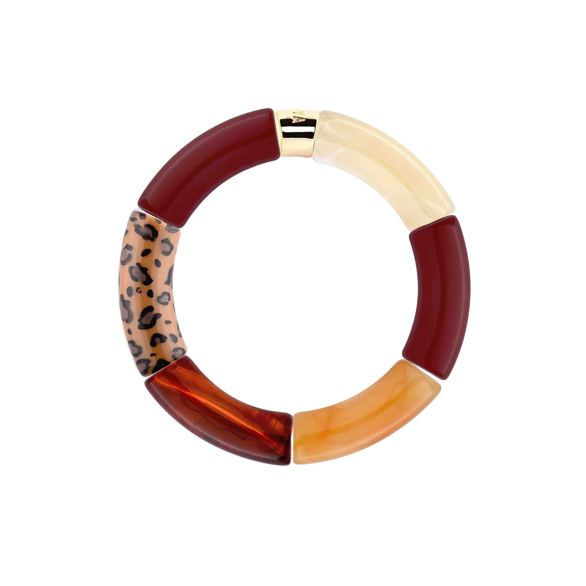 Bracelet Pipoca Pampa trio de bracelets léopard Parabaya Parabaya