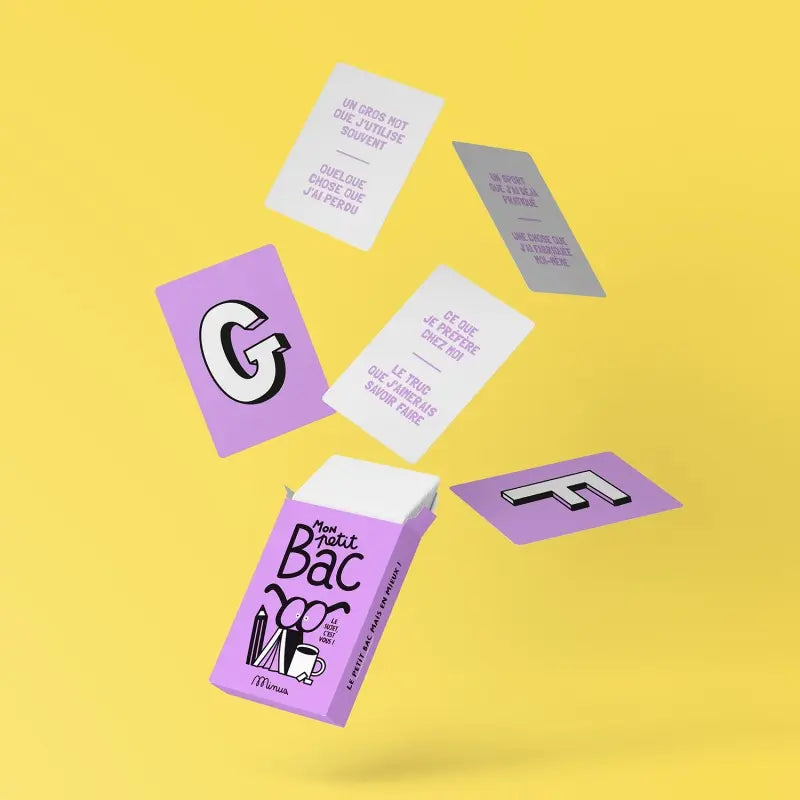 Jeu du petit bac – Mon Petit Bac, fun et créatif Minus