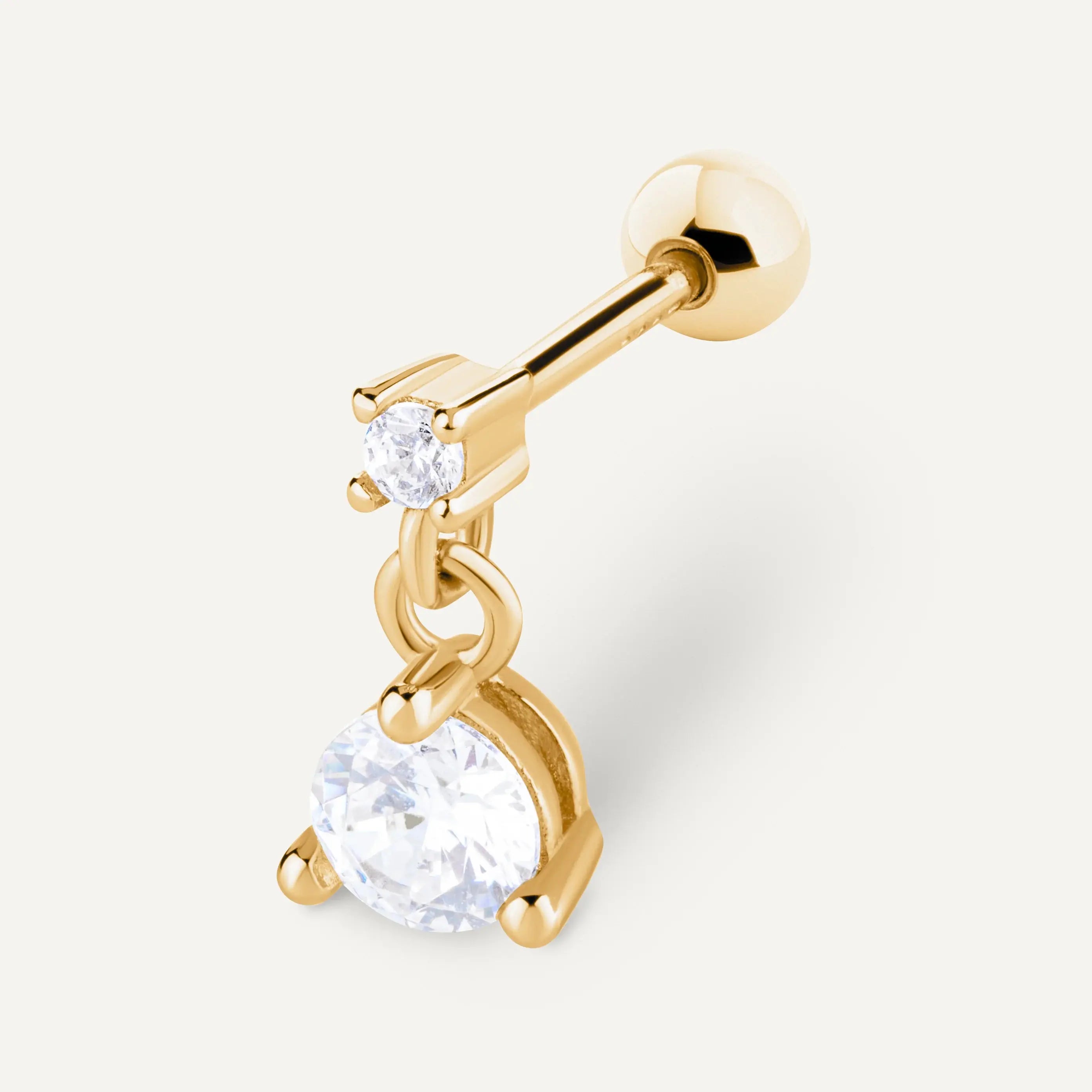 Piercing d'oreille goutte pendante pohésia Pohésia Paris