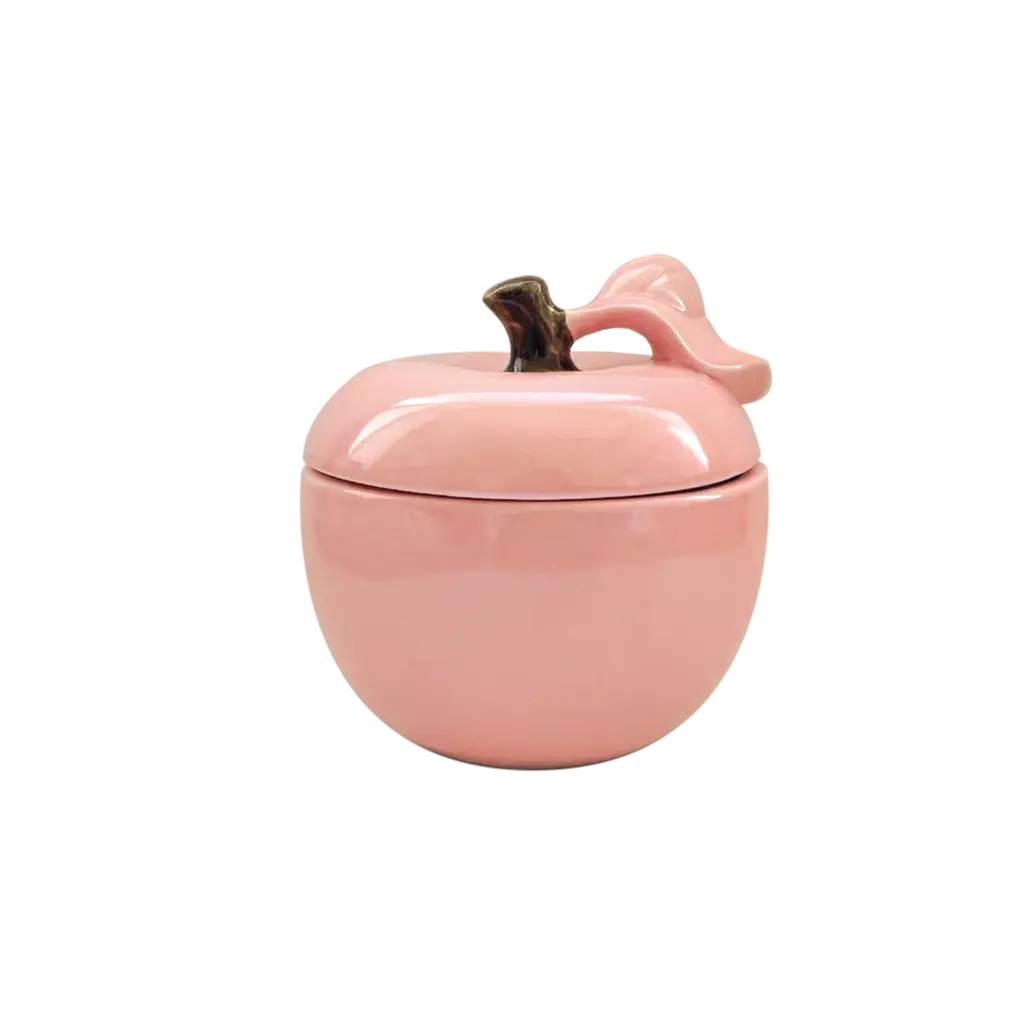 Boîte pomme faïence rétro design