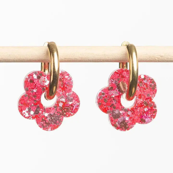 Créoles Fleur - Les nicolettes Les nicolettes