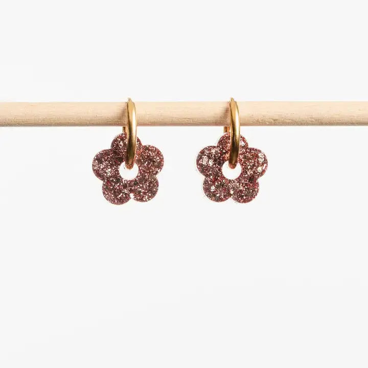 Créoles Mini Fleur-Les nicolettes