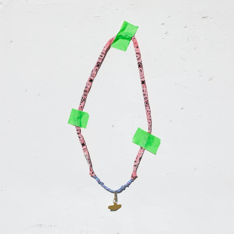 Porte téléphone bandana en coton – Made in France Maison Saussure Maison saussure