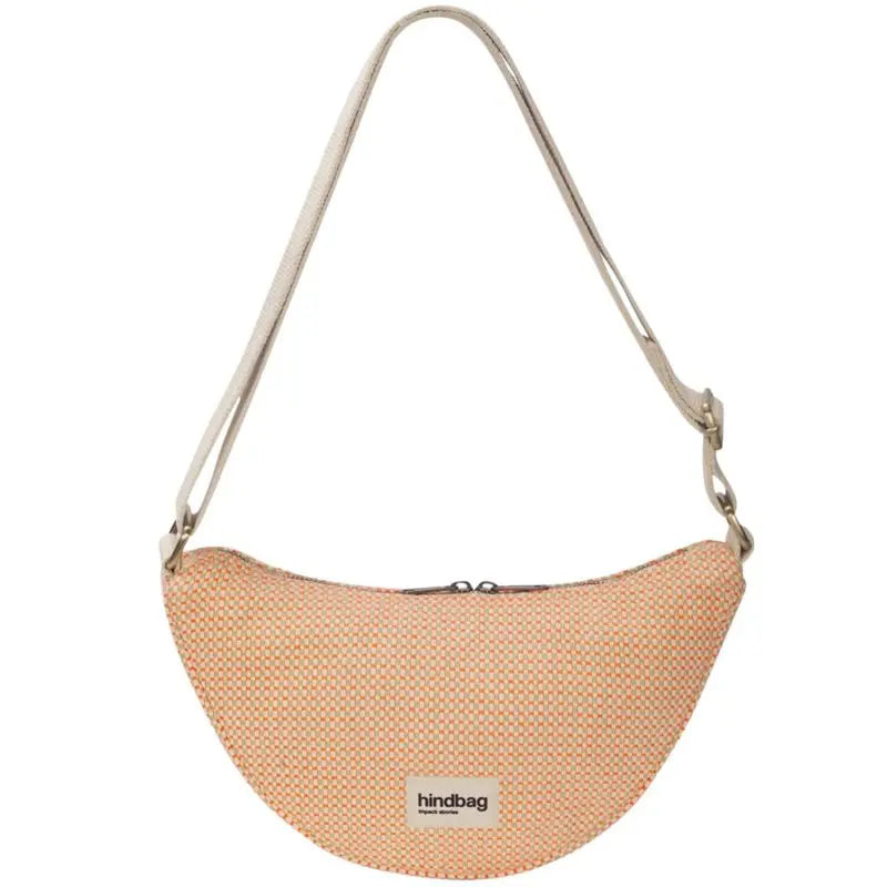 Sac demi-lune Andrea modulable, style urbain chic et pratique au quotidien