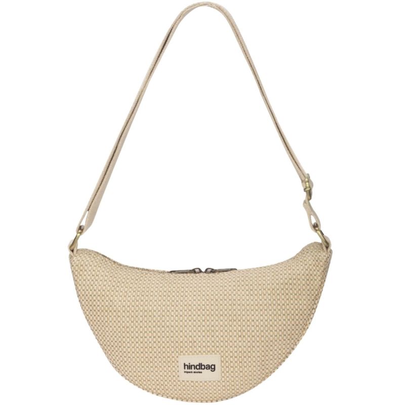 Sac demi-lune Andrea modulable, style urbain chic et pratique au quotidien Hindbag