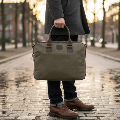 alaskan Sac ordinateur cuir ANCHORAGE alaskan maker