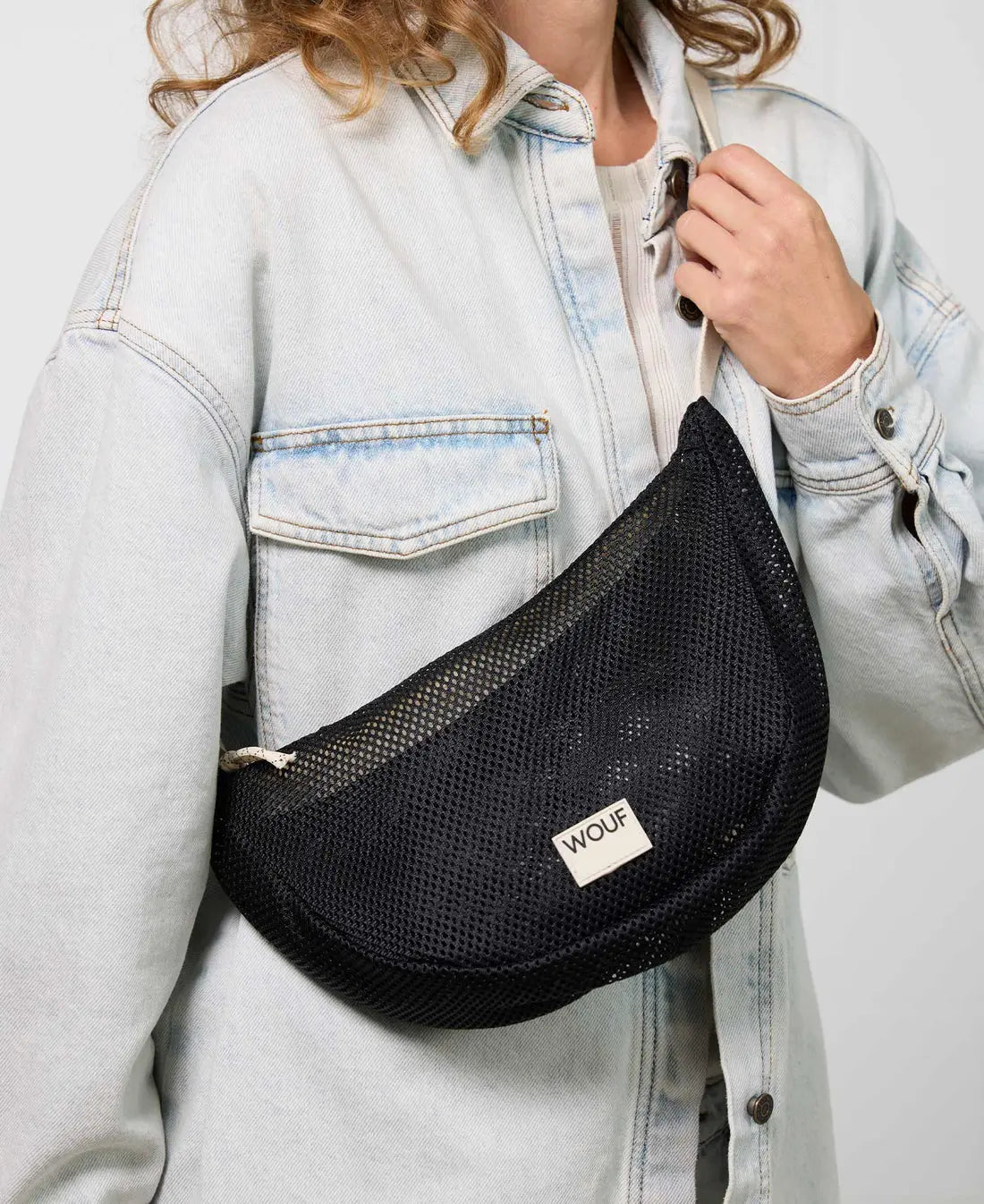 Sac bandoulière recyclé en polyester 100% recyclé