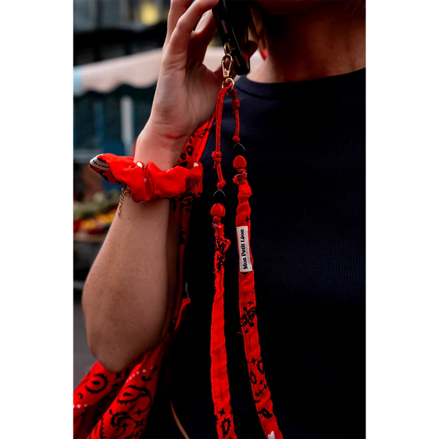 Sangle téléphone bandana Mon petit léon mon petit léon