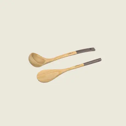 Set cuillère et louche en bois- cookut Cookut