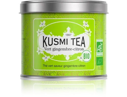 Thé vert gingembre citron bio – Frais et épicé kusmi tea