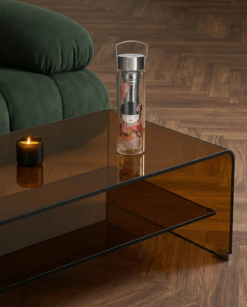 Théière nomade en verre 35 cl double paroi avec filtre Kusmi Tea kusmi tea