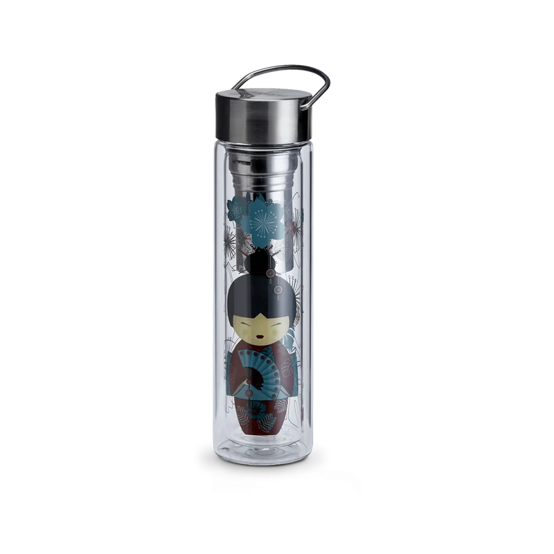 Théière nomade en verre 35 cl double paroi avec filtre Kusmi Tea kusmi tea