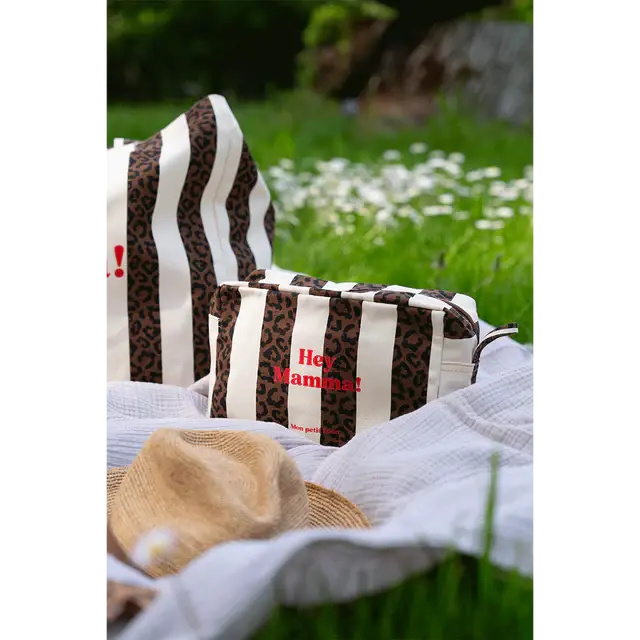 Trousse de toilette léopard HEY MAMMA