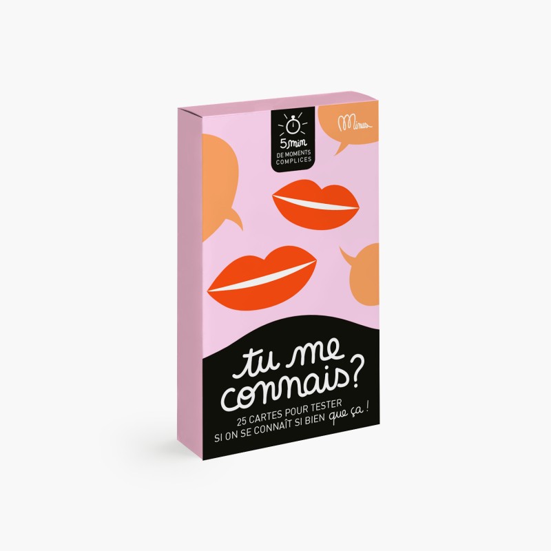 Jeu Tu me connais ? – Minus Éditions Minus