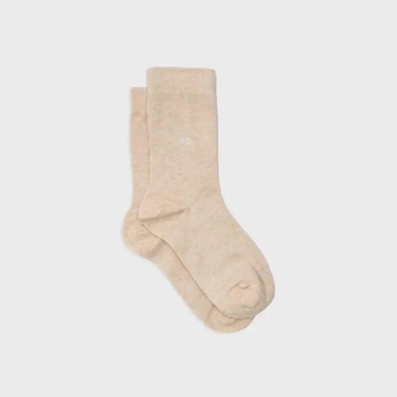 Chaussettes unies coton BILLYBELT mi-mollet beige Billybelt