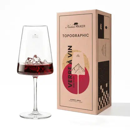 Verre vin Mont EVEREST en verre borosilicate
