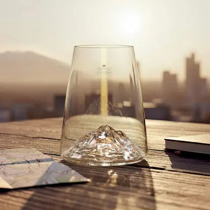 Verre design Vésuve borosilicate soufflé artisanalement