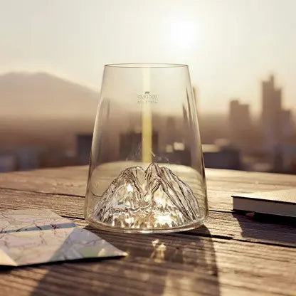 Verre Canigou soufflé main en borosilicate 450 ml alaskan maker